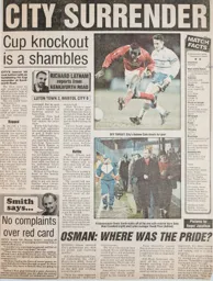 Match Report: Luton Town FC vs Bristol City (19th Jan 1993)