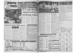 Match Report: Luton Town FC vs Derby County (23rd Jan 1993)