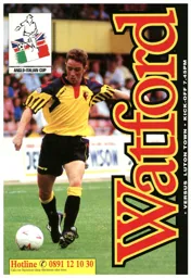 Programme: Watford vs Luton Town FC (31st Aug 1993)