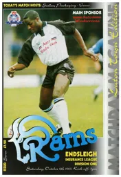 Programme: Derby County vs Luton Town FC (9th Oct 1993)