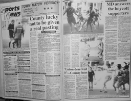 Match Report: Luton Town FC vs Notts County (16th Oct 1993)