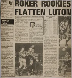 Match Report: Sunderland vs Luton Town FC (20th Oct 1993)