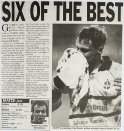 Match Report: Luton Town FC vs Stoke City (27th Nov 1993)