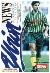 Programme: West Bromwich Albion vs Luton Town FC (1st Jan 1994)