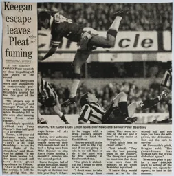 Match Report: Newcastle United vs Luton Town FC (29th Jan 1994)