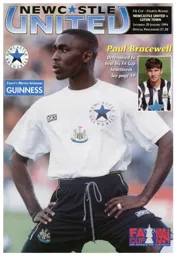 Programme: Newcastle United vs Luton Town FC (29th Jan 1994)