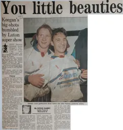 Match Report: Luton Town FC vs Newcastle United (9th Feb 1994)