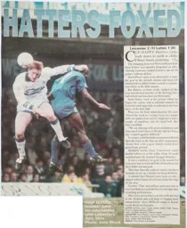 Match Report: Leicester City vs Luton Town FC (12th Feb 1994)