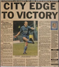 Match Report: Leicester City vs Luton Town FC (12th Feb 1994)