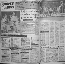 Match Report: Luton Town FC vs Sunderland (26th Feb 1994)