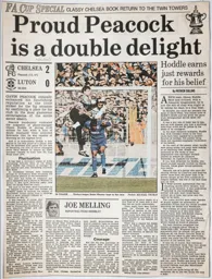 Match Report: Luton Town FC vs Chelsea (9th Apr 1994)