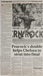 Match Report: Luton Town FC vs Chelsea (9th Apr 1994)