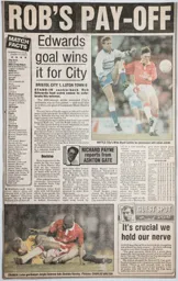 Match Report: Bristol City vs Luton Town FC (19th Apr 1994)