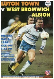 Programme: Luton Town FC vs West Bromwich Albion (3rd May 1994)