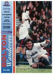 Programme: Bolton Wanderers vs Luton Town FC (5th May 1994)