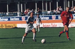 David Preece on the ball