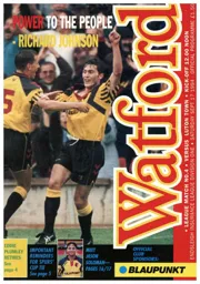 Programme: Watford vs Luton Town FC (17th Sep 1994)
