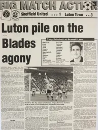 Match Report: Sheffield United vs Luton Town FC (22nd Oct 1994)
