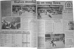 Match Report: Wolverhampton Wanderers vs Luton Town FC (5th Nov 1994)