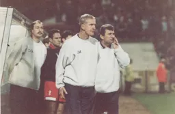 A pensive Luton bench