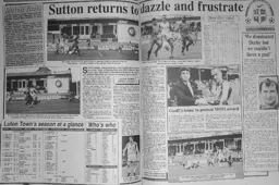 Match Report: Luton Town FC vs Derby County (11th Dec 1994)