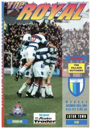 Programme: Reading vs Luton Town FC (26th Dec 1994)