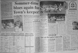 Match Report: Southend United vs Luton Town FC (11th Mar 1995)