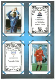 Programme: Southend United vs Luton Town FC (11th Mar 1995)