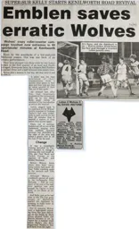 Match Report: Luton Town FC vs Wolverhampton Wanderers (4th Apr 1995)