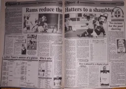 Match Report: Grimsby Town vs Luton Town FC (29th Aug 1995)