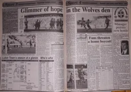 Match Report: Wolverhampton Wanderers vs Luton Town FC (23rd Sep 1995)