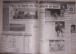 Match Report: Luton Town FC vs Portsmouth (30th Sep 1995)