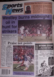 Match Report: Tranmere Rovers vs Luton Town FC (7th Oct 1995)