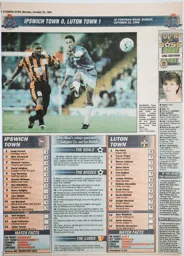 Match Report: Ipswich Town vs Luton Town FC (22nd Oct 1995)