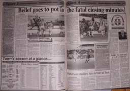 Match Report: Stoke City vs Luton Town FC (4th Nov 1995)