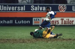 Dwight Marshall nets the Town's first goal