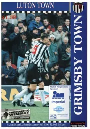Programme: Grimsby Town vs Luton Town FC (6th Jan 1996)
