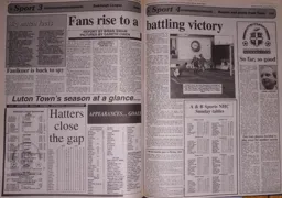 Match Report: Luton Town FC vs Southend United (13th Jan 1996)