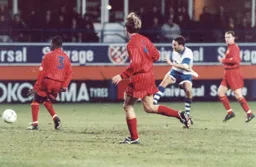 Scott Oakes fires home a 25 yard rocket