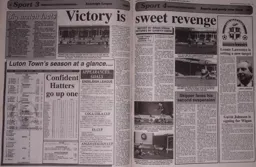 Match Report: Luton Town FC vs Grimsby Town (10th Feb 1996)