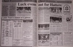 Match Report: Luton Town FC vs Millwall (17th Feb 1996)