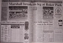 Match Report: Sunderland vs Luton Town FC (24th Feb 1996)