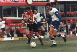 Vidar Riseth in a determined charge