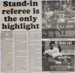 Match Report: Luton Town FC vs Crystal Palace (2nd Mar 1996)