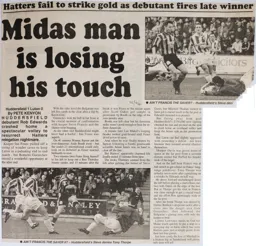 Match Report: Huddersfield Town vs Luton Town FC (9th Mar 1996)