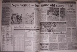 Match Report: Huddersfield Town vs Luton Town FC (9th Mar 1996)