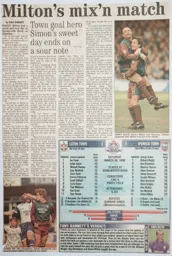 Match Report: Luton Town FC vs Ipswich Town (30th Mar 1996)