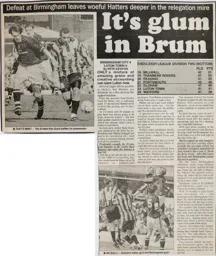 Match Report: Birmingham City vs Luton Town FC (13th Apr 1996)