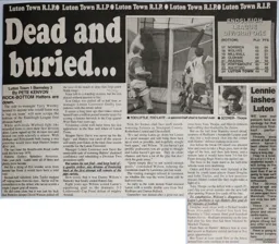 Match Report: Luton Town FC vs Barnsley (27th Apr 1996)