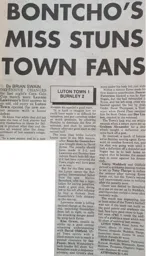 Match Report: Luton Town FC vs Burnley (17th Aug 1996)